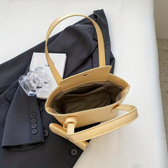 Minimalist Satchel Bag Solid Handbag for Work