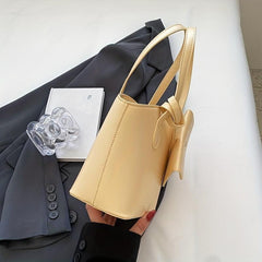 Minimalist Satchel Bag Solid Handbag for Work