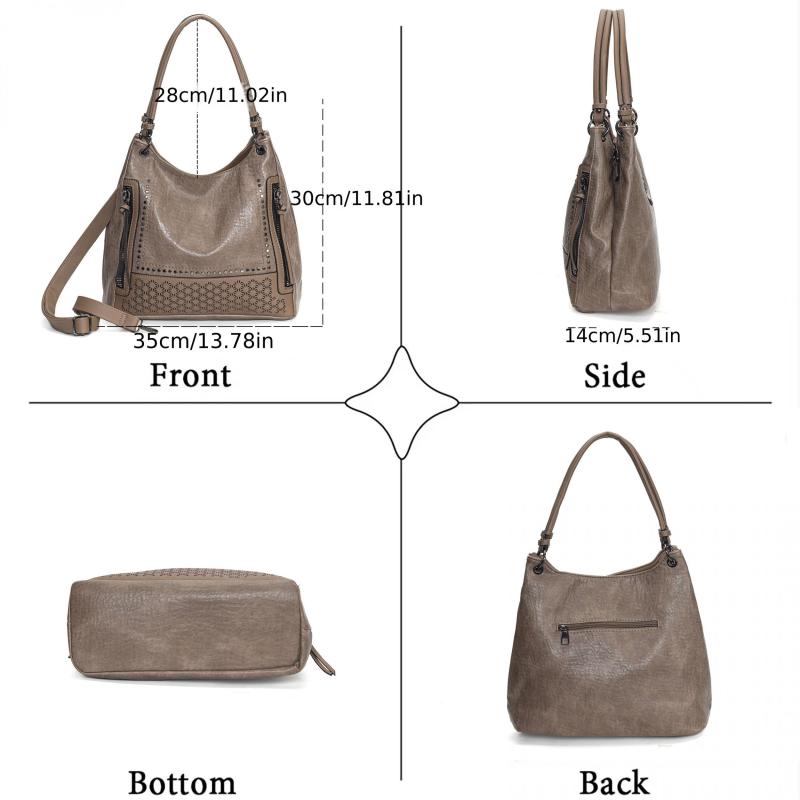Leopard Print Tote Bag Large Capacity Shoulder Bag Women's Stylish Handbag