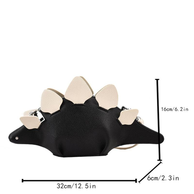Dino Crossbody Bag Colorblock Stuffed Animal Purse