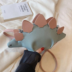 Dino Crossbody Bag Colorblock Stuffed Animal Purse