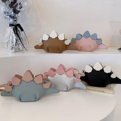 Dino Crossbody Bag Colorblock Stuffed Animal Purse