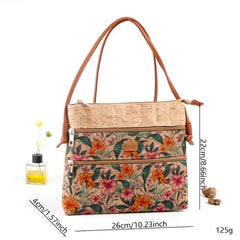 Vintage Butterfly Shoulder Bag Women's Classic Zipper Bag