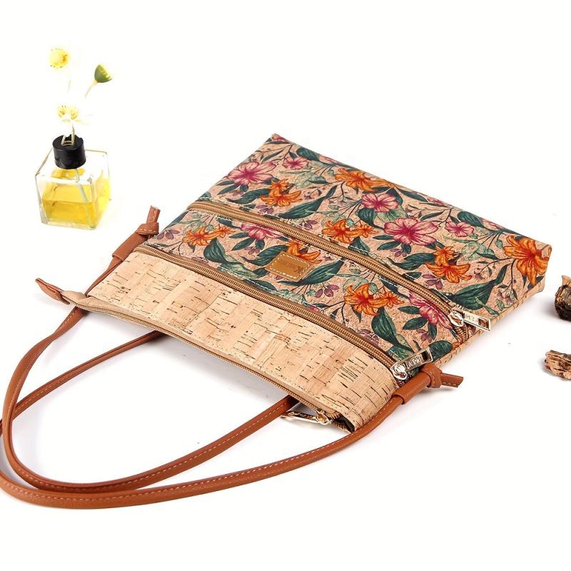 Vintage Butterfly Shoulder Bag Women's Classic Zipper Bag