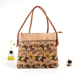 Vintage Butterfly Shoulder Bag Women's Classic Zipper Bag