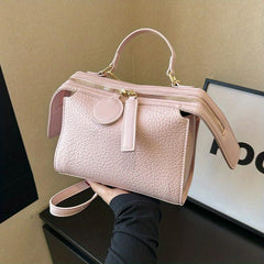 Solid Square Crossbody Bag for Women