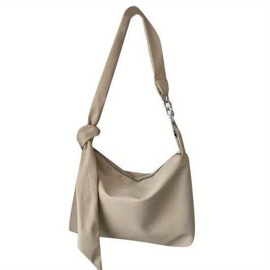 Minimalist Crossbody Hobo Bag Nylon Shoulder Bag Women's Handbag