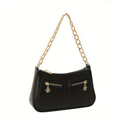 Minimalist Baguette Bag Chain Shoulder Purse Handbag