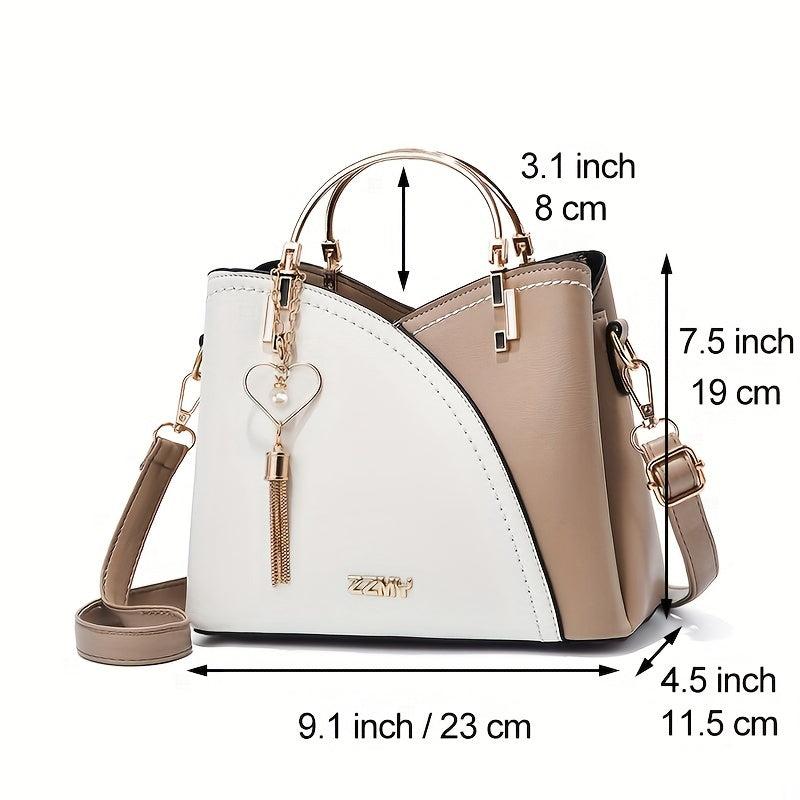 Tassel Crossbody Bag Top Ring Satchel Purse