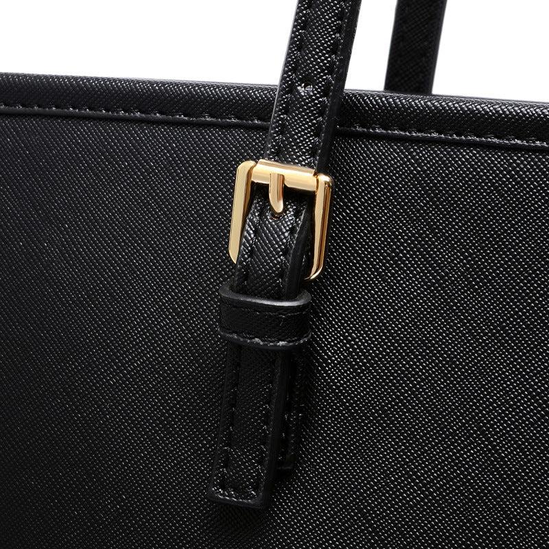 Large Capacity Minimalist PU Satchel Bag Women's Casual Handbag