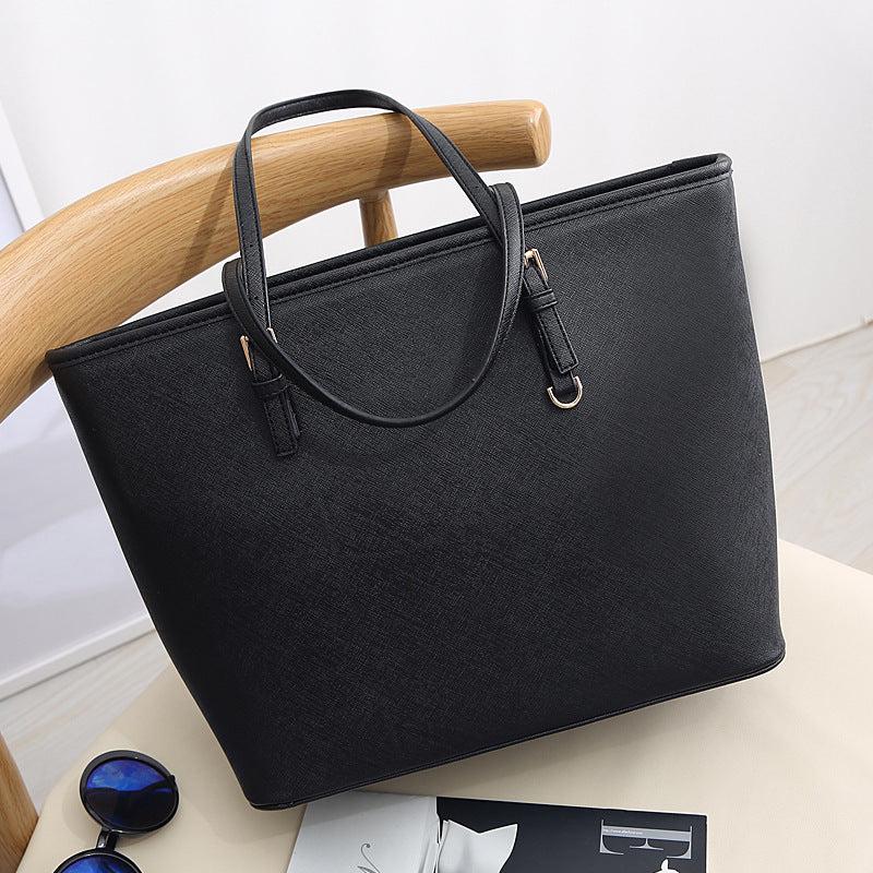 Large Capacity Minimalist PU Satchel Bag Women's Casual Handbag