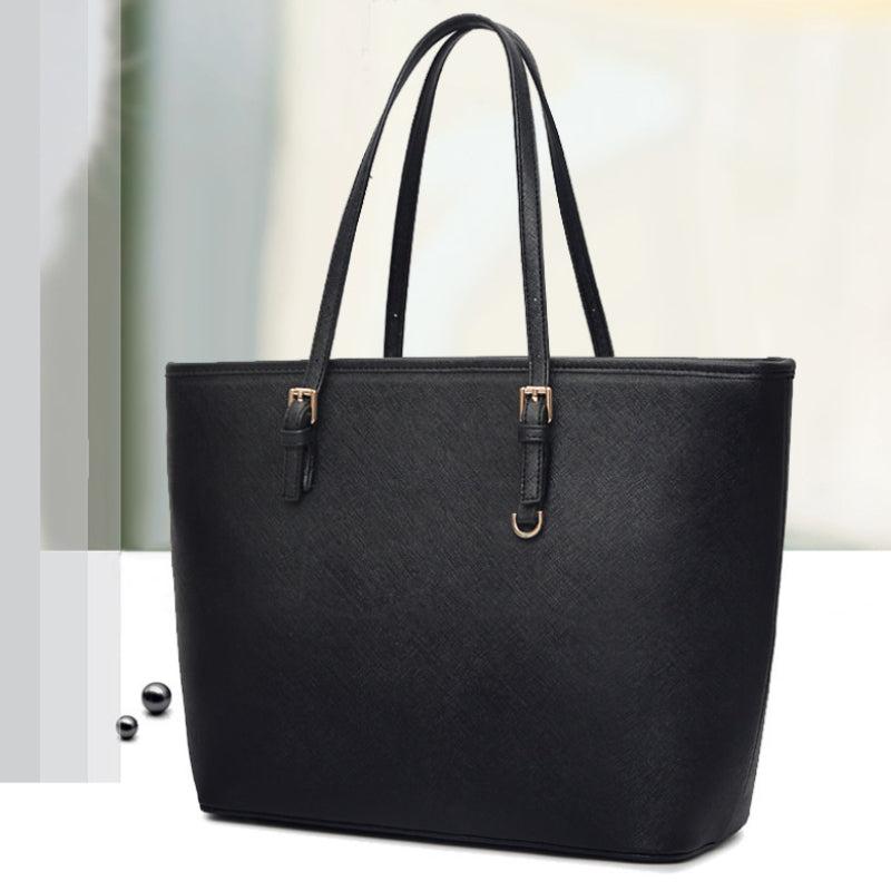 Large Capacity Minimalist PU Satchel Bag Women's Casual Handbag