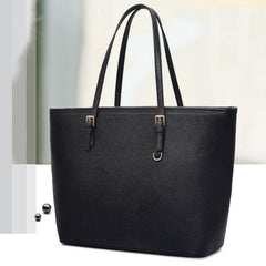 Large Capacity Minimalist PU Satchel Bag Women's Casual Handbag