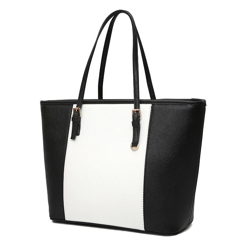 Large Capacity Minimalist PU Satchel Bag Women's Casual Handbag