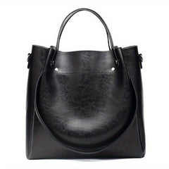 Vintage Tote Shoulder Bag Solid Satchel - All Match Bag
