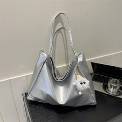 Large Capacity Hobo Bag Minimalist Tote Satchel Women's Handbag