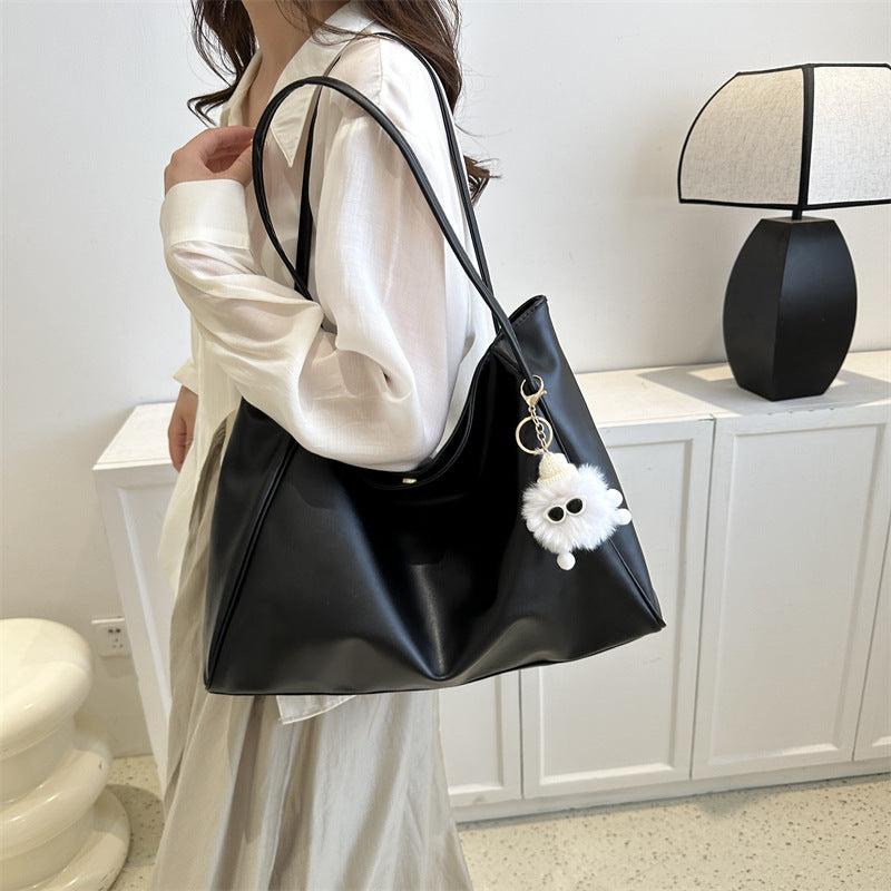 Large Capacity Hobo Bag Minimalist Tote Satchel Women's Handbag