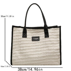 Large Capacity Vegan Tote Bag Women's Handbag & Purse