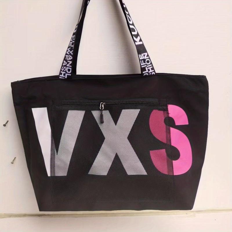 Large Capacity Canvas Tote Bag Lightweight Shoulder Bag