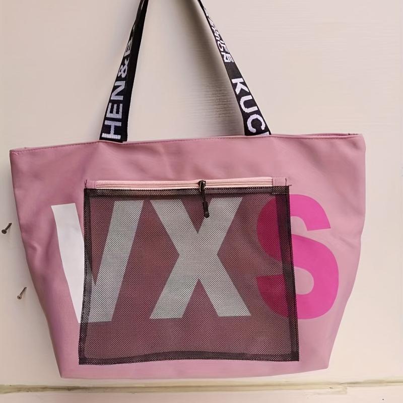 Large Capacity Canvas Tote Bag Lightweight Shoulder Bag