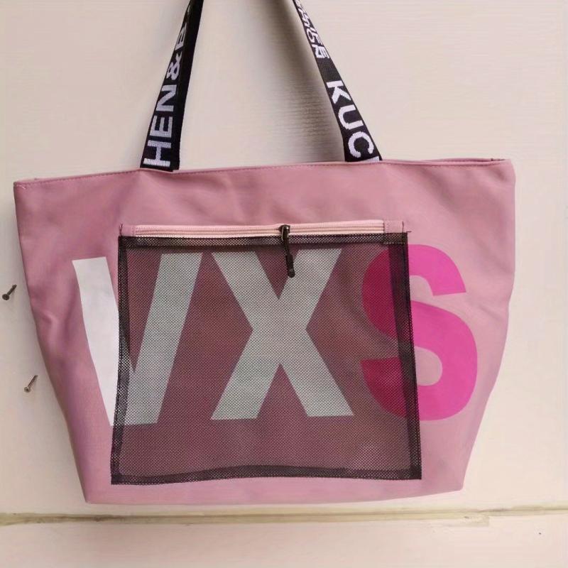 Large Capacity Canvas Tote Bag Lightweight Shoulder Bag