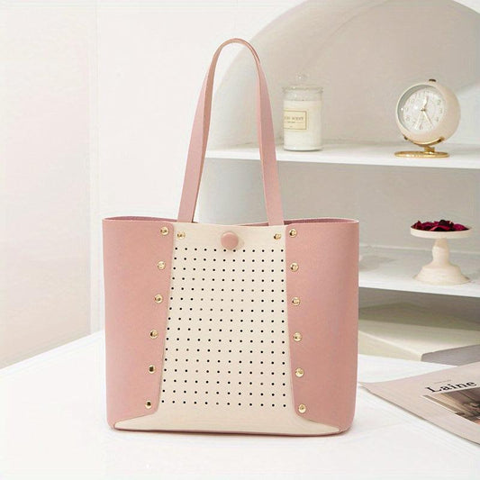 Stylish Studded Tote Bag for Women