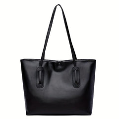 Women's Quilted Shoulder Bag Solid Tote With Coin Purse