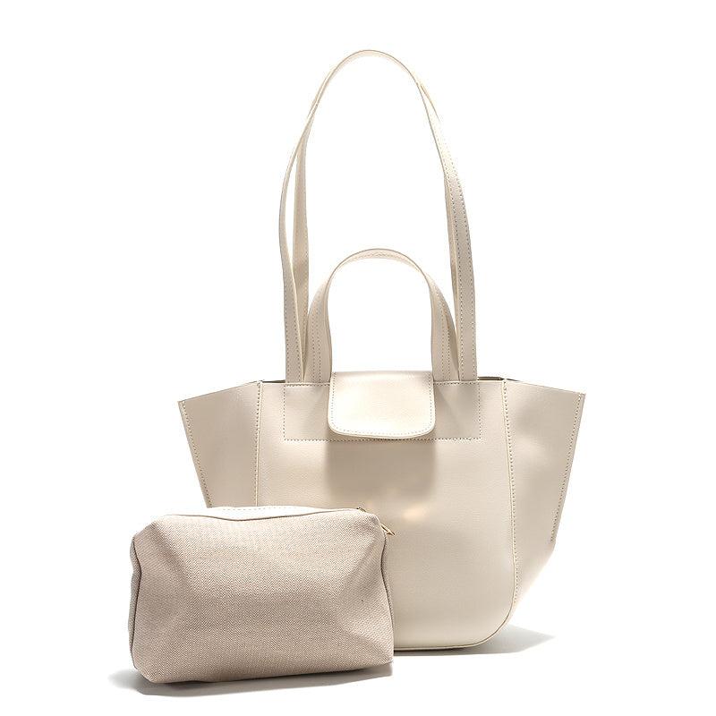 Lightweight Faux Leather Tote Bag for Work