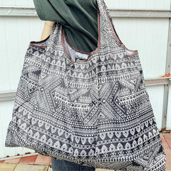 All Over Print Shoulder Bag Large Capacity Shopper Bag Foldable Reusable Bag