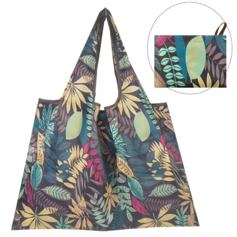 All Over Print Shoulder Bag Large Capacity Shopper Bag Foldable Reusable Bag