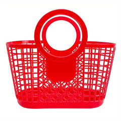 Seaside Beach Bag Vegetable Basket Solid Storage Satchel Bag