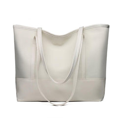 Large Capacity Tote Bag Zipper Handbag Women's Shoulder Bag For Work