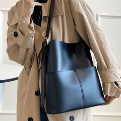 Vintage Tote Bag with Wide Strap for Women