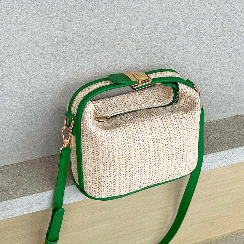 Stylish Straw Shoulder Bag Satchel Bag Crossbody Bag