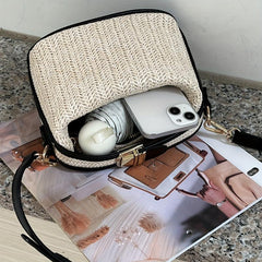Stylish Straw Shoulder Bag Satchel Bag Crossbody Bag