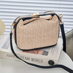 Stylish Straw Shoulder Bag Satchel Bag Crossbody Bag