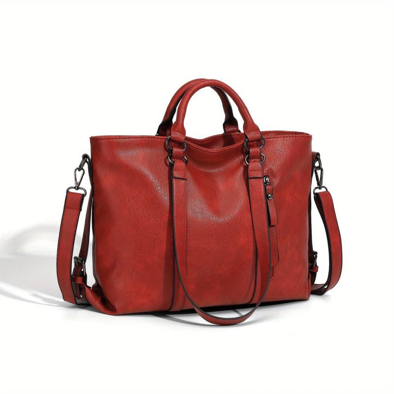 Classic Vintage Leather Women's Tote Handbag Messenger Bag