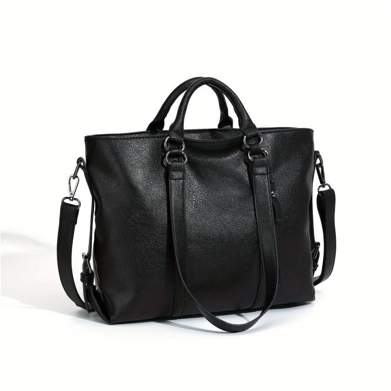 Classic Vintage Leather Women's Tote Handbag Messenger Bag