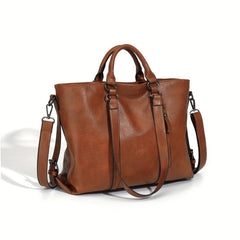Classic Vintage Leather Women's Tote Handbag Messenger Bag