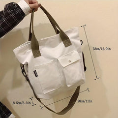 Casual Shoulder Bag Lightweight Tote Bag For Work