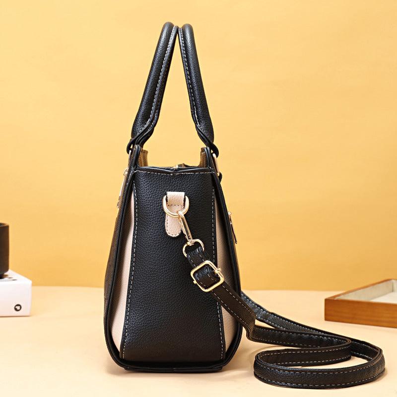 Plaid Embossed Large Crossbody Bag