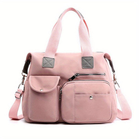 Women's Sports Duffel Bag Zipper Large Versatile Lightweight Gym & Yoga Bag
