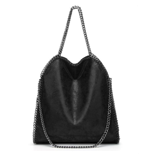 Women's Minimalist Shoulder Bag Large Capacity Handbag Chain Tote Bag