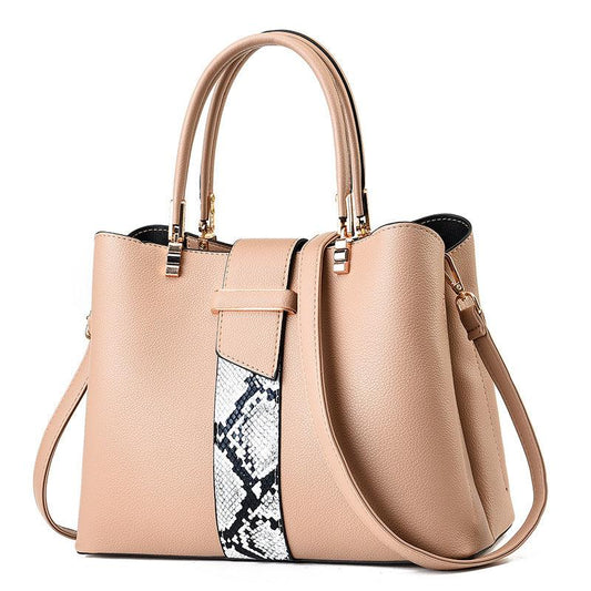 Snakeskin Crossbody Bag for Women's Work Purses