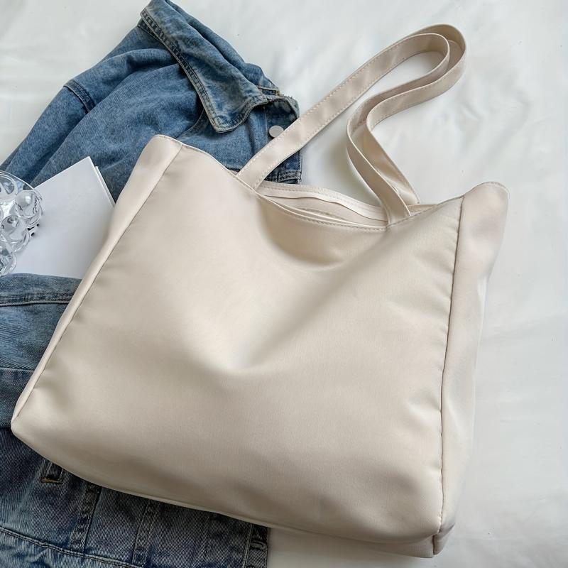 Canvas Shoulder Bag for Women, Large Capacity Tote Handbag for Work