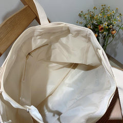 Canvas Shoulder Bag for Women, Large Capacity Tote Handbag for Work