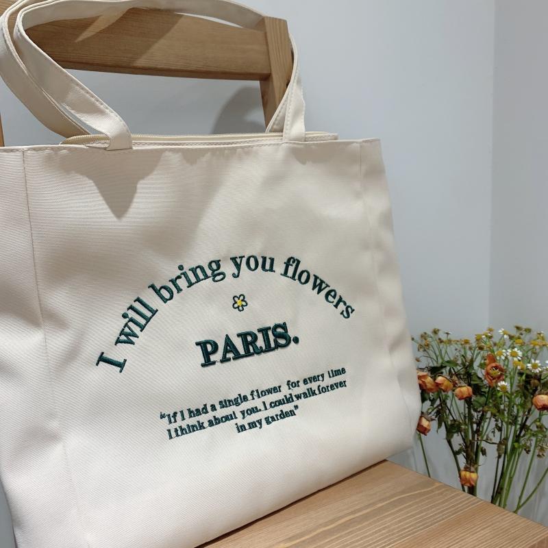 Canvas Shoulder Bag for Women, Large Capacity Tote Handbag for Work