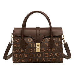 Women's Flap Handbag Zipper Shoulder Bag