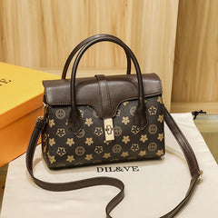 Women's Flap Handbag Zipper Shoulder Bag