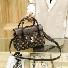 Women's Flap Handbag Zipper Shoulder Bag